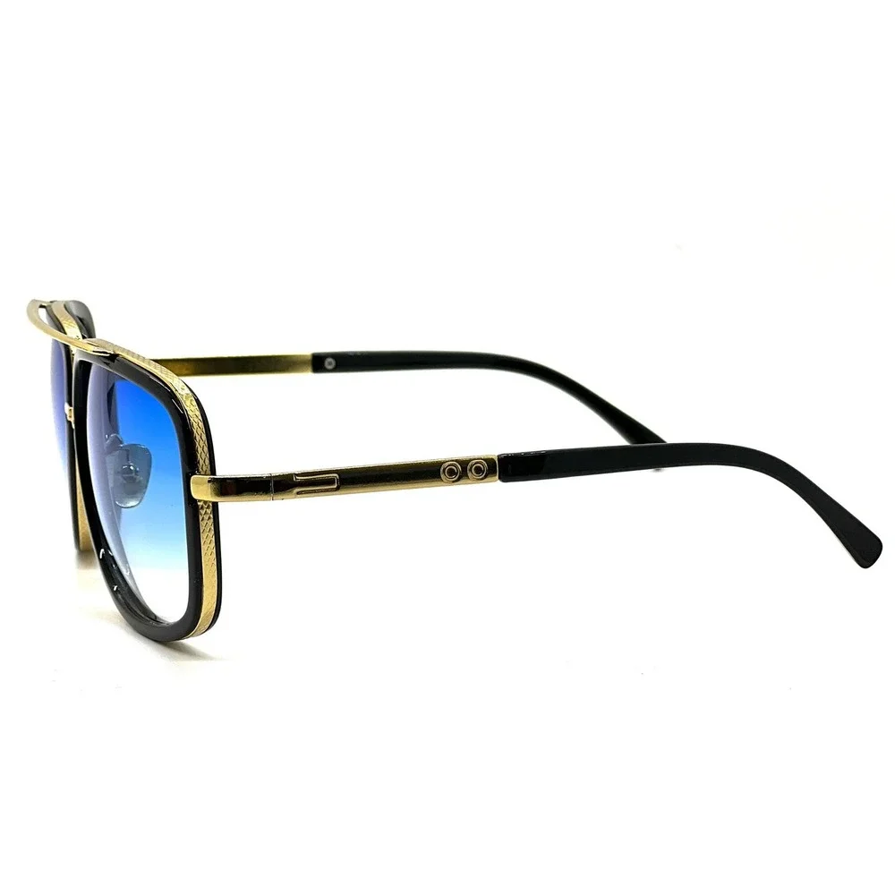 Sunglasses Oceanic Tinted Blue Gradient Lens UV400 Sun Protection Eyewear Lentes